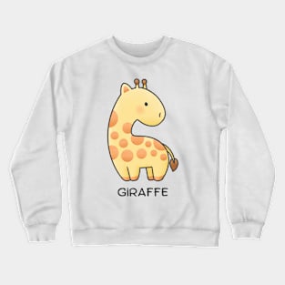 cute baby giraffe Crewneck Sweatshirt